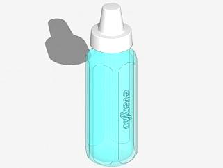 蓝色透明<em>婴儿奶瓶</em>SU模型下载_sketchup草图大师SKP模型