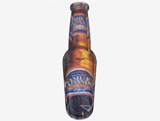 山姆亚当斯波士顿拉格啤酒酒瓶SU模型下载_sketchup...