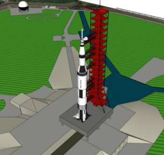 火箭发射中心SU模型_su模型下载 草图大师模型_SKP模型