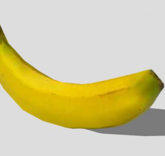 3D水果香蕉SU模型下载_sketchup草图大师SKP模型