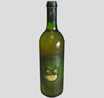 令人毛骨悚然的酒瓶SU模型下载_sketchup草图大师SKP模型