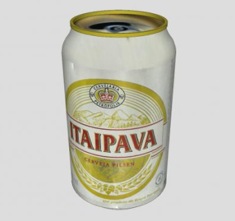 巴西啤酒品牌易拉罐SU模型下载_sketchup草图大师SKP模型