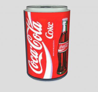 可口可乐系列罐SU模型下载_sketchup草图大师SKP模型