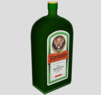 国外酒水品牌标签酒瓶SU模型下载_sketchup草图大师SKP模型
