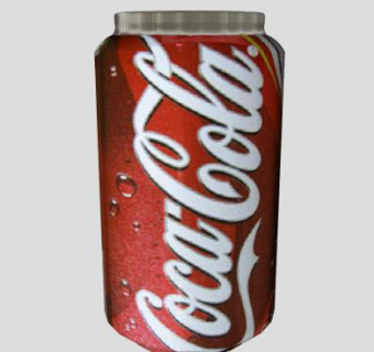 可口可乐3D罐SU模型下载_sketchup草图大师SKP模型