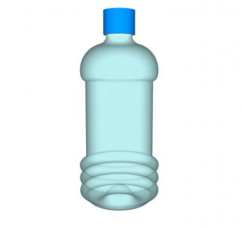 矿泉水水瓶SU模型下载_sketchup草图大师SKP模型