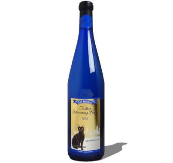 黑猫标签蓝色酒瓶SU模型下载_sketchup草图大师SKP模型