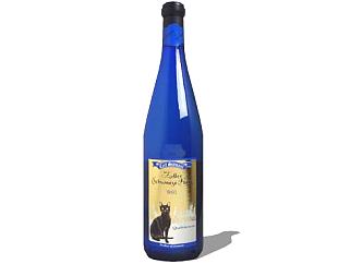 黑猫标签蓝色酒瓶SU模型下载_sketchup草图大师SKP模型