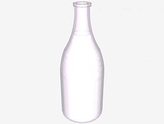 <em>牛奶</em>玻璃瓶SU模型下载_sketchup草图大师SKP模型