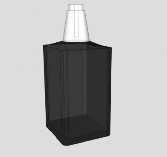 威士忌酒瓶酒水SU模型下载_sketchup草图大师SKP模型