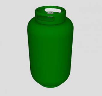 绿色煤气罐SU模型下载_sketchup草图大师SKP模型
