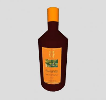 葡萄酒酒水酒瓶标签SU模型下载_sketchup草图大师SKP模型
