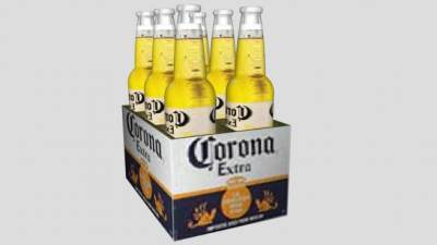 6瓶科罗娜啤酒SU模型下载_sketchup草图大师SKP模型