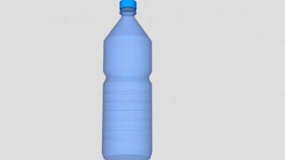 矿泉水瓶SU模型下载_sketchup草图大师SKP模型