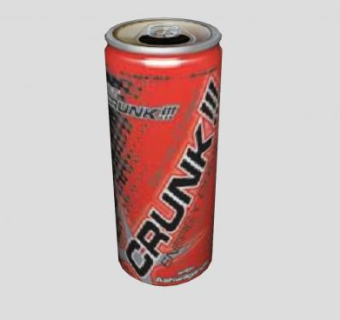 果汁饮料易拉罐SU模型下载_sketchup草图大师SKP模型