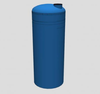 立式储水罐SU模型下载_sketchup草图大师SKP模型