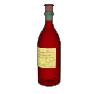 洋酒酒水酒瓶标签SU模型下载_sketchup草图大师SKP模型