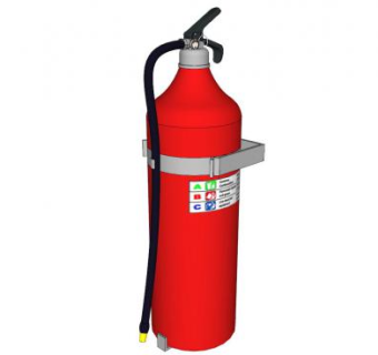 红色灭火器SU模型下载_sketchup草图大师SKP模型