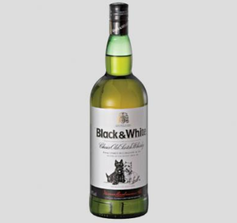 黑白色狗狗标签威士忌酒水酒瓶SU模型下载_sketchup草图大师SKP模型