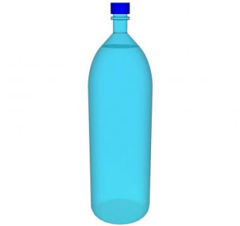 PET塑料瓶矿泉水SU模型下载_sketchup草图大师SKP模型