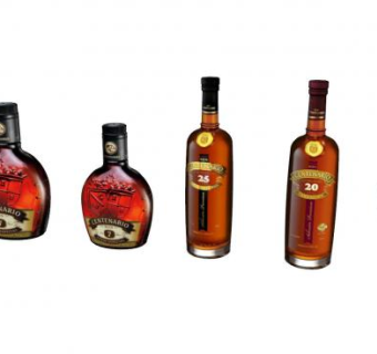 罗恩洋酒酒类SU模型下载_sketchup草图大师SKP模型