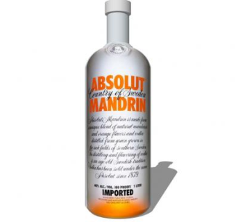 橘子口味绝对伏特加SU模型下载_sketchup草图大师SKP模型