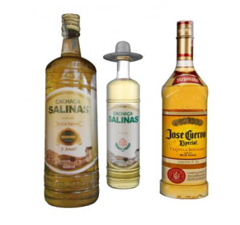 3款洋酒标签酒水系列SU模型下载_sketchup草图大师SKP模型