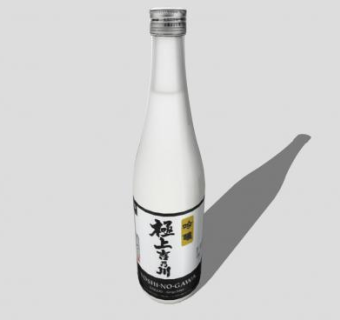 极上吉乃川清酒SU模型下载_sketchup草图大师SKP模型