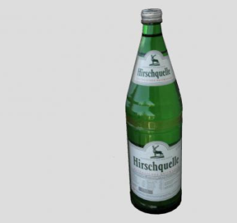 绿瓶标签酒水饮品SU模型下载_sketchup草图大师SKP模型