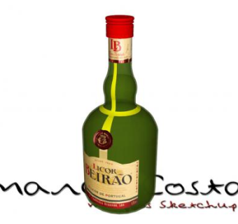 葡萄牙酒水饮品SU模型下载_sketchup草图大师SKP模型