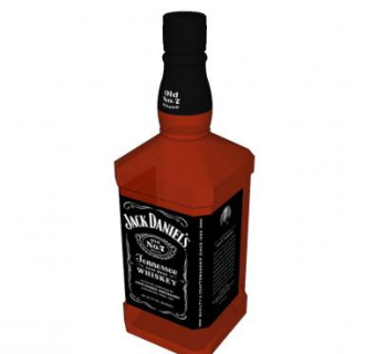 田纳西威士忌酒SU模型下载_sketchup草图大师SKP模型