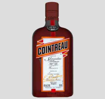 君度力娇酒SU模型下载_sketchup草图大师SKP模型