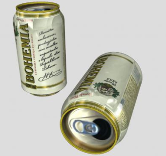 墨西哥啤酒易拉罐SU模型下载_sketchup草图大师SKP模型