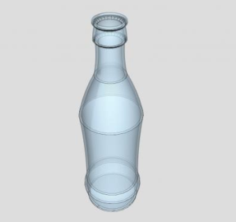 玻璃瓶瓶装水SU模型下载_sketchup草图大师SKP模型