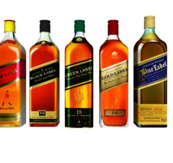 威士忌标签酒瓶酒水集合SU模型下载_sketchup草图大师SKP模型