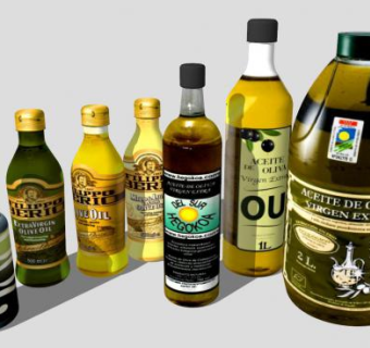 各种橄榄油容器SU模型下载_sketchup草图大师SKP模型