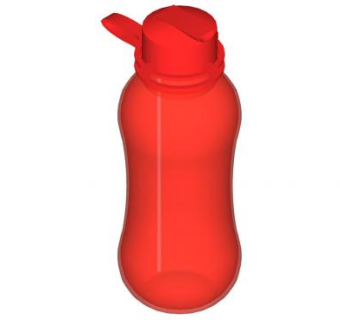 红色塑料水瓶SU模型下载_sketchup草图大师SKP模型