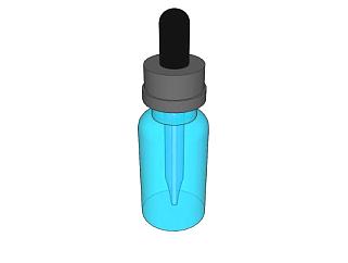 透明塑料装水瓶SU模型下载_sketchup草图大师SKP模型