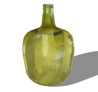 装饰性玻璃瓶SU模型下载_sketchup草图大师SKP模型