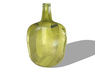 装饰性玻璃瓶SU模型下载_sketchup草图大师SKP模型