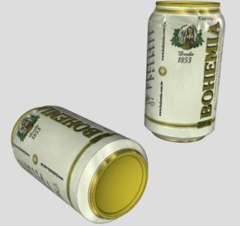 啤酒易拉罐SU模型下载_sketchup草图大师SKP模型