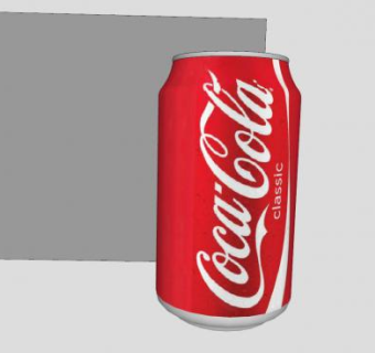 可口可乐品牌易拉罐SU模型下载_sketchup草图大师SKP模型