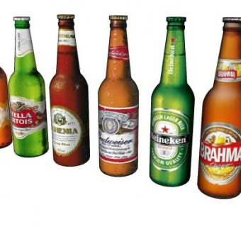 国外啤酒酒瓶标签系列SU模型下载_sketchup草图大师SKP模型
