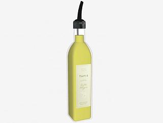橄榄油植物油标签瓶子SU模型下载_sketchup草图大师SKP模型