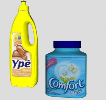 2款清洁产品SU模型下载_sketchup草图大师SKP模型