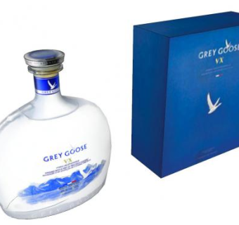 灰鹅伏特加酒瓶酒盒SU模型下载_sketchup草图大师SKP模型