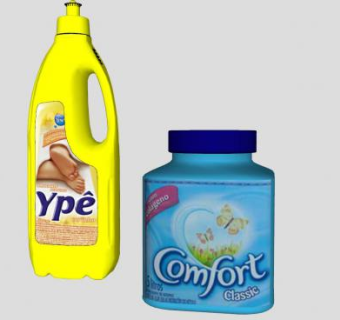 家用清洁液清洁用品SU模型下载_sketchup草图大师SKP模型