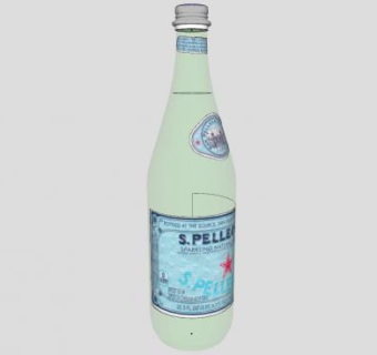 圣培露天然有气矿泉水SU模型下载_sketchup草图大师SKP模型