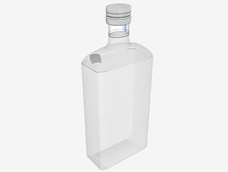 透明酒瓶酒水SU模型下载_sketchup草图大师SKP模型