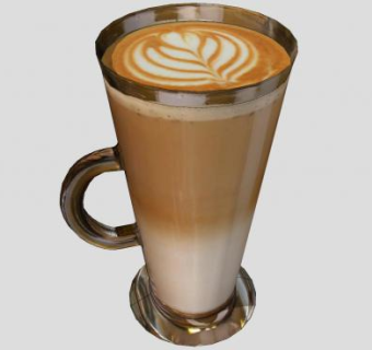 卡布奇诺咖啡奶牛SU模型下载_sketchup草图大师SKP模型